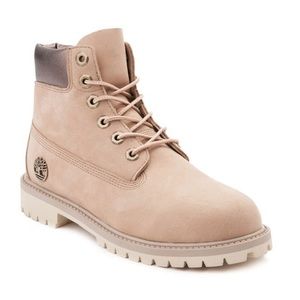 Beige timberland boots